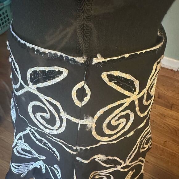 Basil & Maude Black Sequin Skirt - Picture 11 of 14